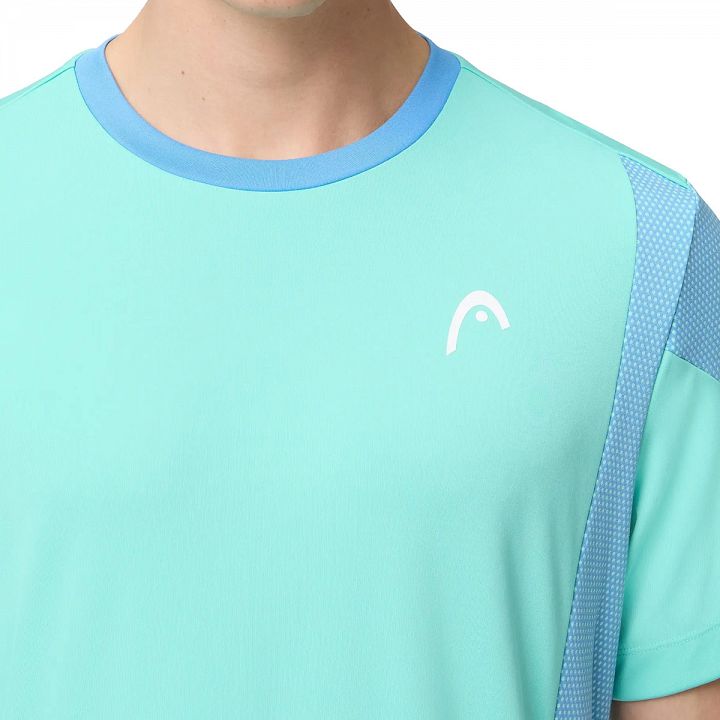 Head Slice T-Shirt Turquoise / Airforce Blue